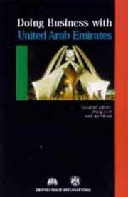 Cover of: Doing Business with the United Arab Emirates (Global Market Briefings Series)