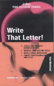 Cover of: Write That Letter! (Creating Success)