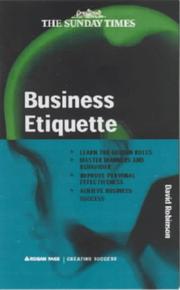 Cover of: Business Etiquette (Creating Success)
