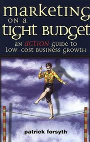 Cover of: Marketing on a Tight Budget by Patrick Forsyth