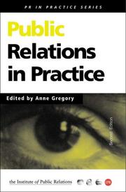 Cover of: Public Relations in Practice (PR in Practice Series) by Anne Gregory