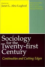 Cover of: Sociology for the Twenty-first Century by Janet L. Abu-Lughod
