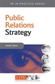 Cover of: Public relations strategy
