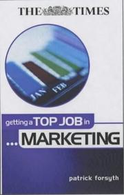 Cover of: Getting a Top Job in Marketing ("Times" Getting a Top Job)