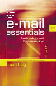 Cover of: E-mail essentials by Matt Haig