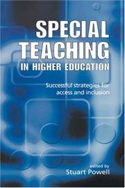 Cover of: Special Teaching in Higher Education | Stuart Powell