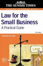Cover of: Law for the Small Business (Business Enterprise)