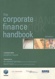 Cover of: The Corporate Finance Handbook by Jonathan Reuvid, Jonathan Reuvid