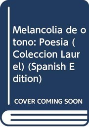 Cover of: Melancolía de otoño: poesía