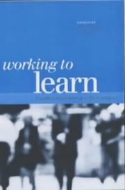 Cover of: Working to Learn by Karen Evans