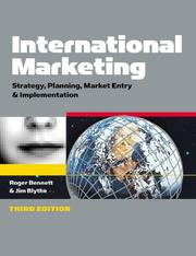 Cover of: International Marketing: Strategy Planning, Market Entry & Implementation