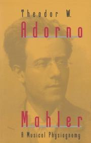Cover of: Mahler by Theodor W. Adorno