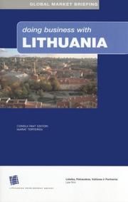 Cover of: Doing Business with Lithuania