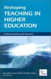 Cover of: Reshaping Teaching in Higher Education by Rosanna Breen