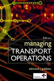 Managing transport operations by Edmund J. Gubbins
