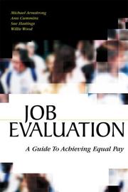 Cover of: Job Evaluation: A Guide to Achieving Equal Pay