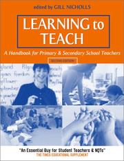 Cover of: LEARNING TO TEACH by Nicholls