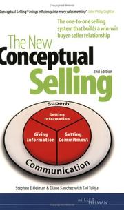 Cover of: The New Conceptual Selling