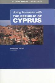 Cover of: Doing Business with the Republic of Cyprus
