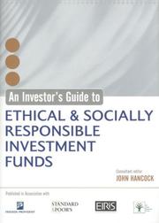 Cover of: An Investor's Guide to Ethical & Socially Responsible Investment Funds (Investor's Guide To...)