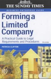 Cover of: Forming a Limited Company (Sunday Times) by Patricia Clayton