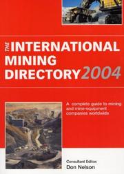 Cover of: The International Mining Directory by Don Nelson