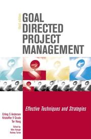Cover of: Goal directed project management: effective techniques and strategies
