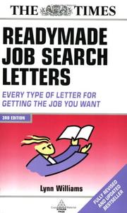 Cover of: Readymade Job Search Letters by Lynn Williams