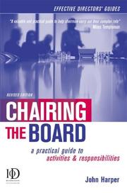 Cover of: Chairing the Board | John Harper