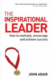 Cover of: The inspirational leader