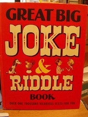 Cover of: Big Book Jokes Riddl