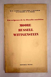 Cover of: Los Orígenes de la filosofía analítica: Moore, Russell, Wittgenstein