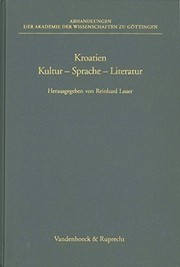 Cover of: Kroatien: Kultur, Sprache, Literatur