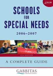 Cover of: Schools for Special Needs