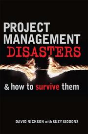 Cover of: Project Management Disasters & How to Survive Them