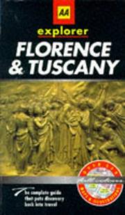 Cover of: Florence and Tuscany (AA Explorer) by Tim Jepson