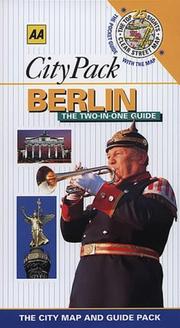 Cover of: Berlin (AA Citypack)
