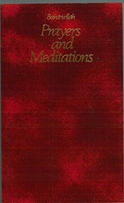 Cover of: Prayers and meditations