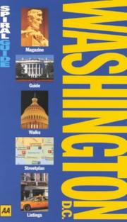 Cover of: Washington DC (AA Spiral Guide)