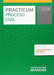 Cover of: Practicum proceso civil 2014 by Fernando Toribios Fuentes, Andrés Domínguez Luelmo