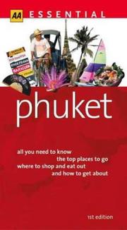 Cover of: Essential Phuket (AA Essential) by Andrew Forbes, David Henley