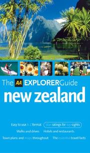 Cover of: AA Explorer New Zealand (AA Explorer Guides) by 