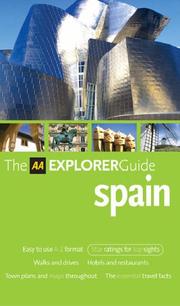 Cover of: AA Explorer Spain (AA Explorer Guides)