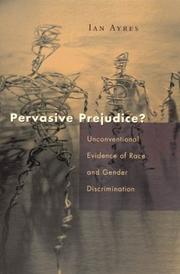 Cover of: Pervasive Prejudice? by Ian Ayres