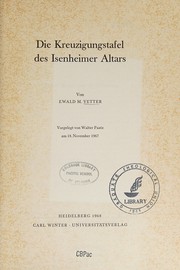 Cover of: Die Kreuzigungstafel des Isenheimer Altars
