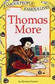 Cover of: Thomas More (Famous People, Famous Lives)