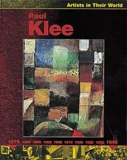 Cover of: Paul Klee (Artists in Their World) by J. Laidlaw