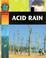 Cover of: Acid Rain (Earth Watch)