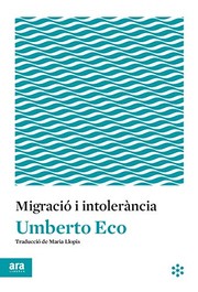 Cover of: Migració i intolerància