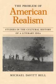 Cover of: The Problem of American Realism by Michael Davitt Bell
